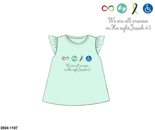 Pre Order 135: Acceptance Matters- Girls Isaiah 43 Shirt