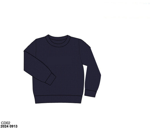 RTS: French Knot Sweaters- Boys Navy