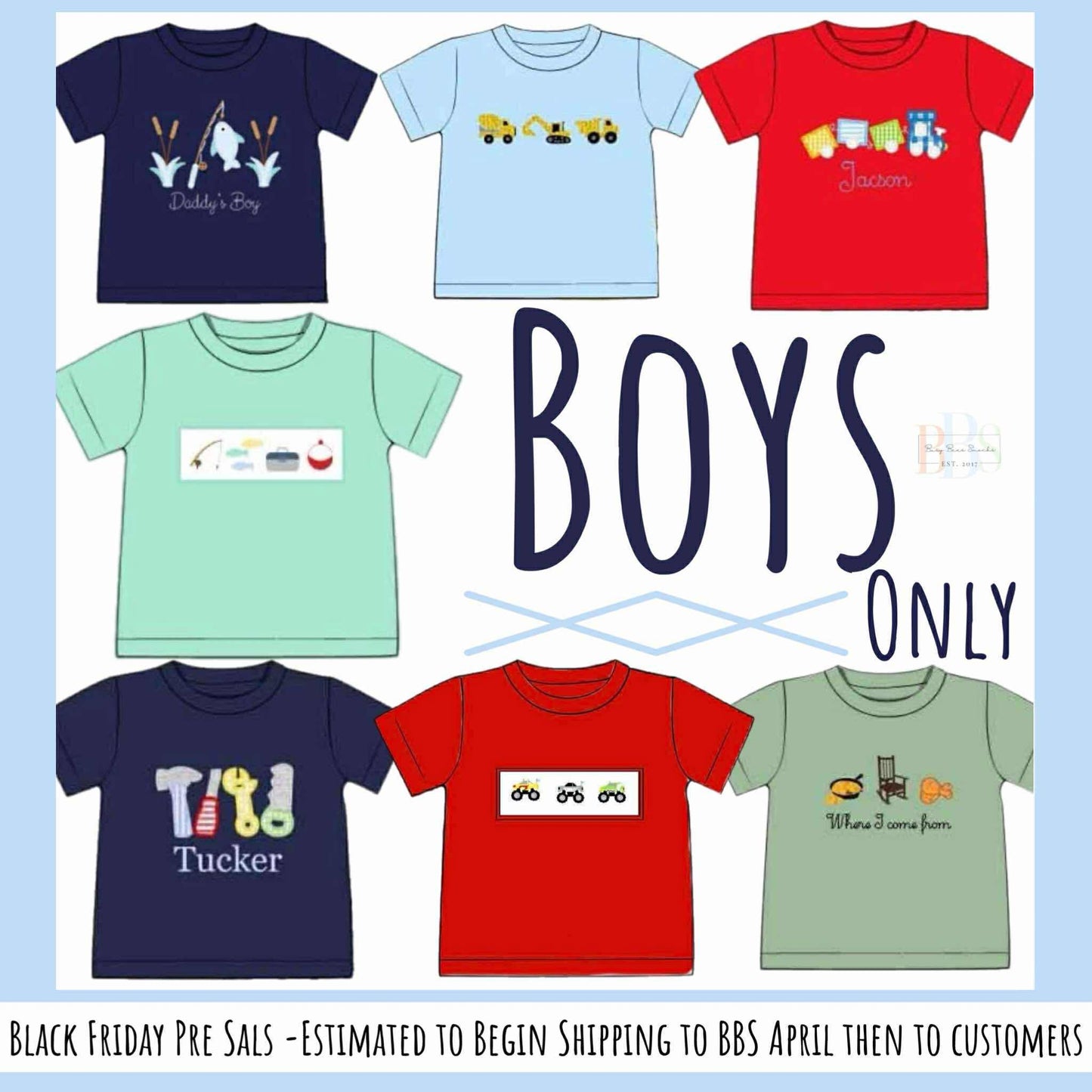 RTS: For the Boys- French Knot Construction Shirt