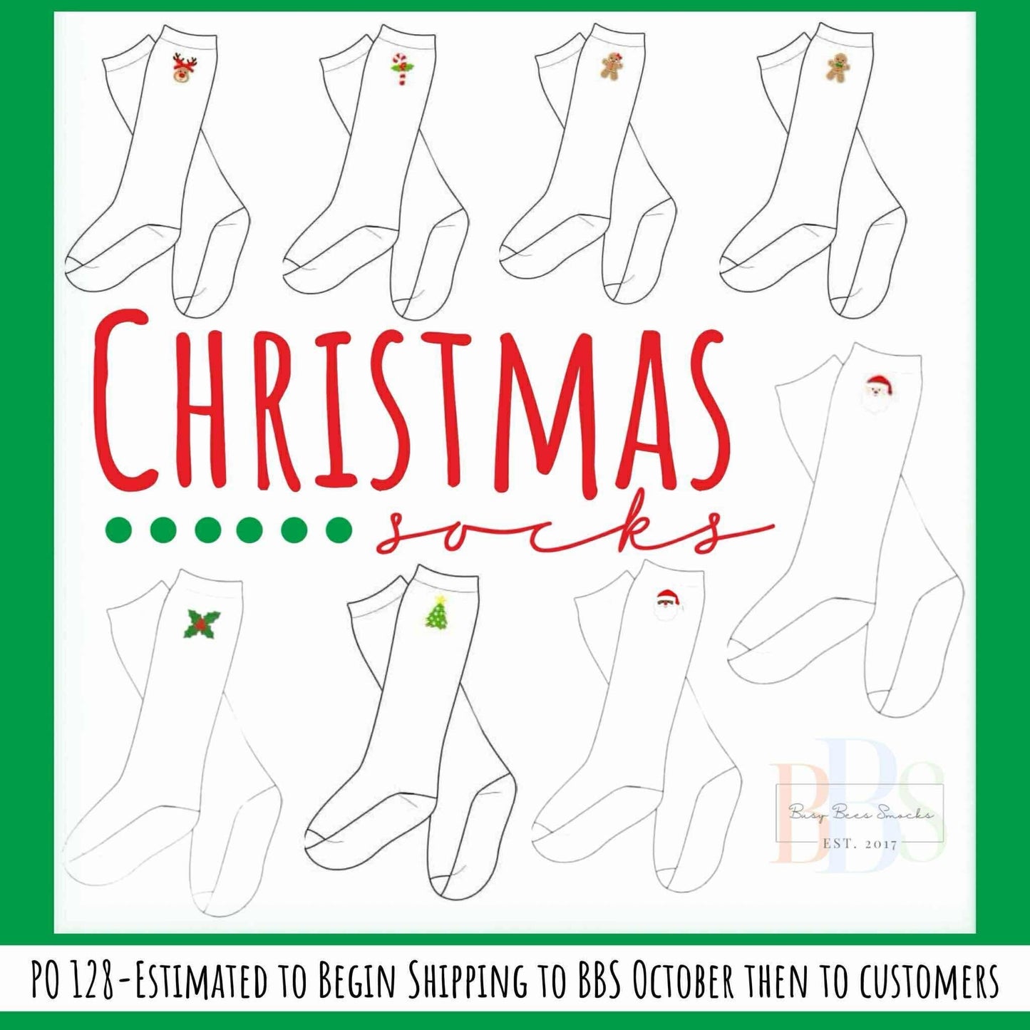 RTS: Christmas Socks- Girl Gingerlady