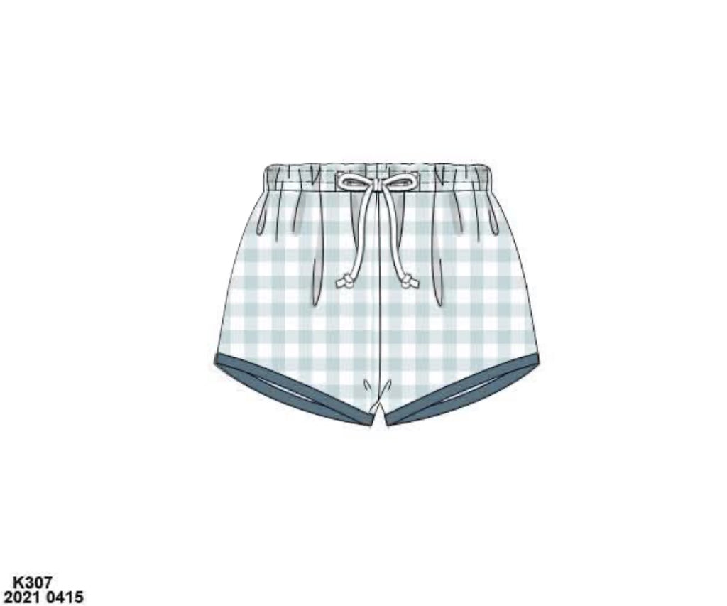 RTS: White Pumpkins- Boys Knit Shorties