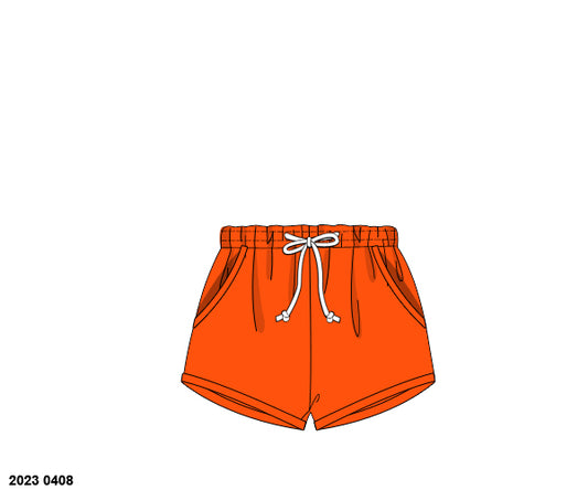 RTS: Unisex Knit Shorties- Orange