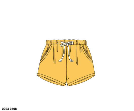 RTS: Unisex Knit Shorties- Gold