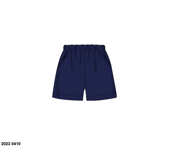 RTS: Navy Collection- Boys Traditional Knit Shorts