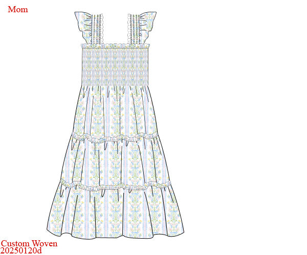 RTS: Matilda Floral- Mom Knit Midi Dress