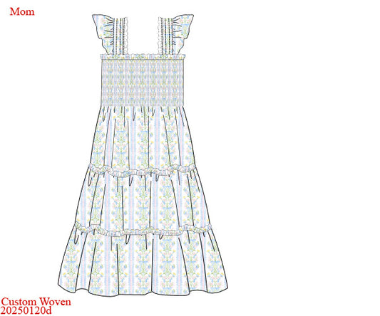 RTS: Matilda Floral- Mom Knit Midi Dress