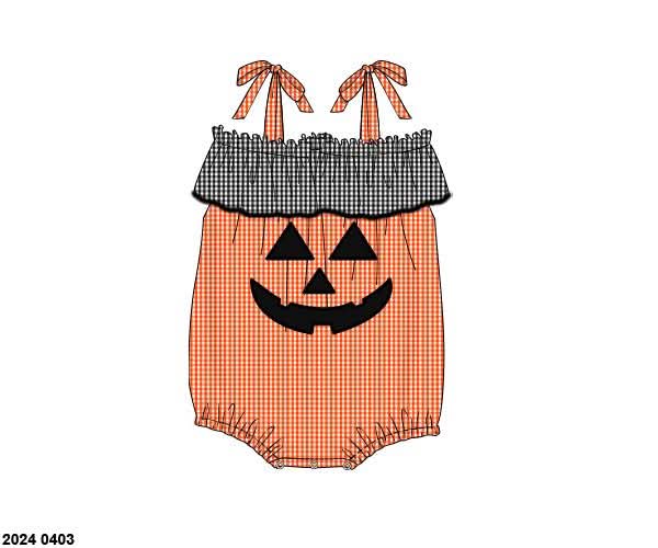 RTS: Jack O' Face- Girls Woven Bubble