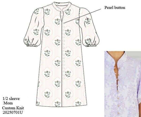 Pre Order 135: Sweet Pea- Knit Mom/Mini Midi Dress