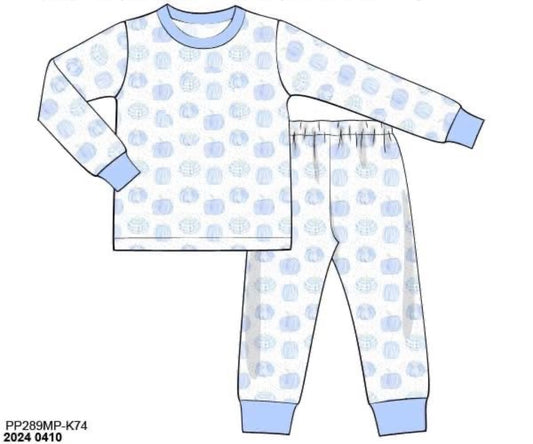 RTS: Spooky Lounge- Boys Pumpkin 2pc