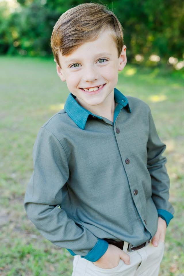 RTS: Golden Meadows- Boys/Dad Button Up Shirt