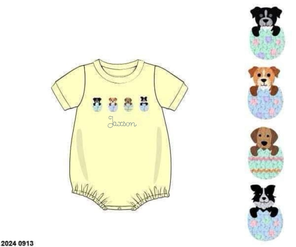 RTS: Eggland’s Best- Boys French Knot Bubble “Jaxson”