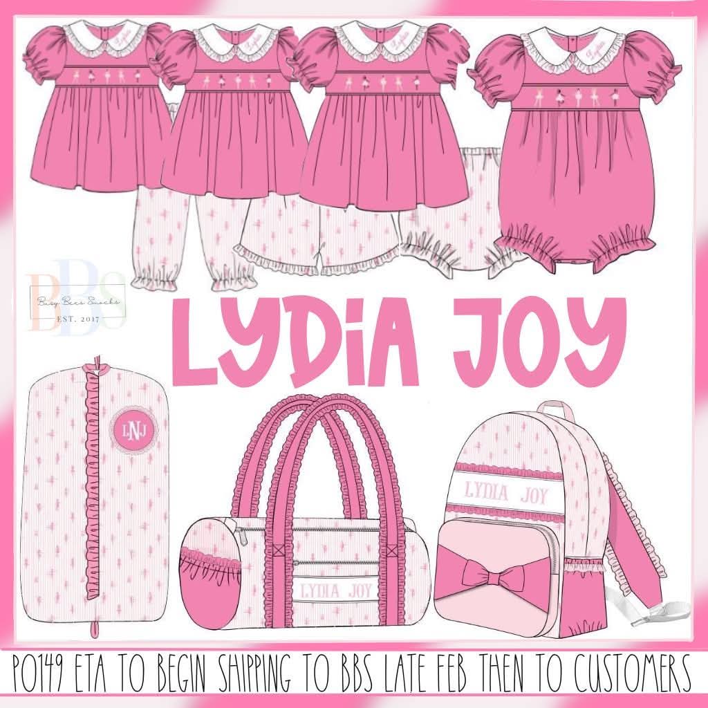 Pre Order 149: Lydia Joy- Girls Knit Bloomer Set