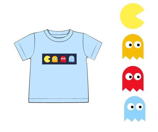 RTS: Character Collection- Boys Munchie Game Smocked Shirt