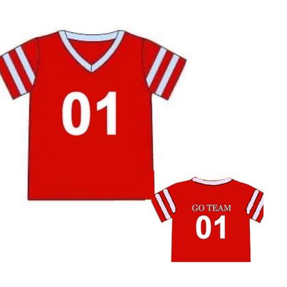 RTS: Team Spirit Collection- Red & Blue Knit Jersey (No Monogram)