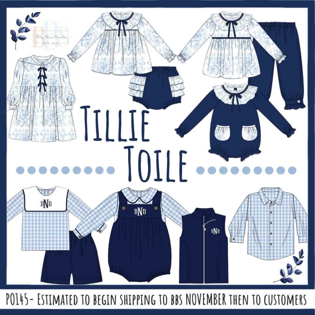 Pre Order 145: Tillie Toile- Girls Knit Bubble