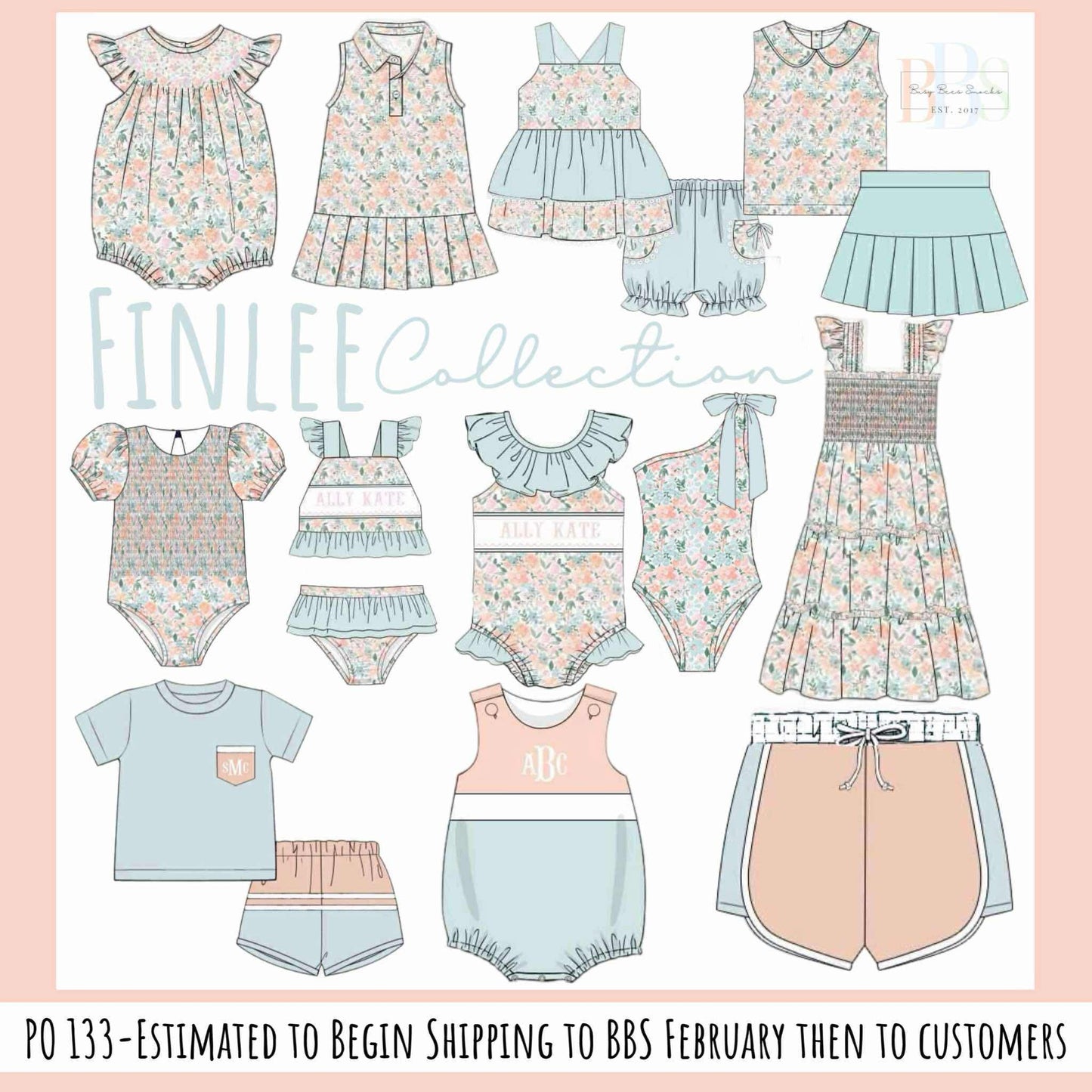 Pre Order 133: Finlee Flashback- Girls Knit Bishop Bubble