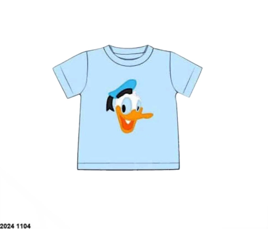 RTS: Character Collection- Boys Donald Appliqué Shirt