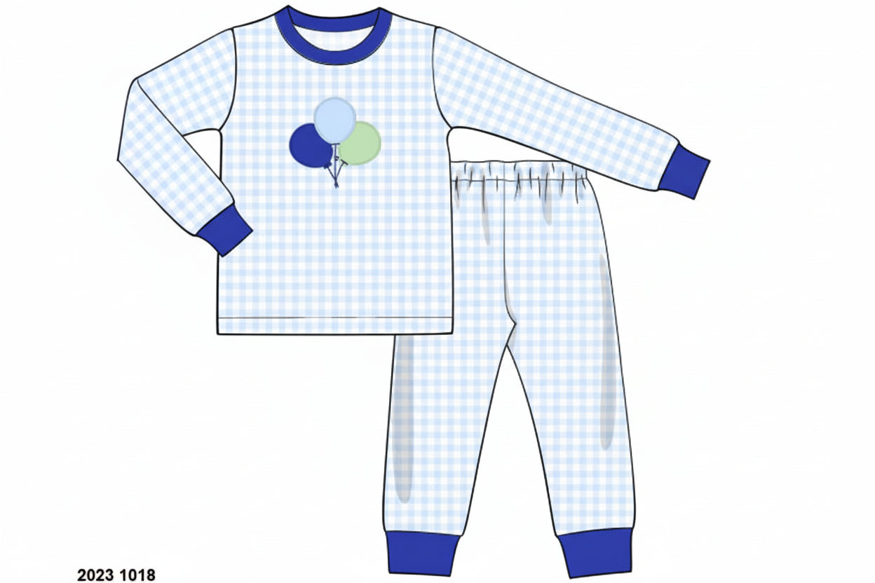 RTS: Boys Knit Birthday 2pc Lounge Set (No Monogram)