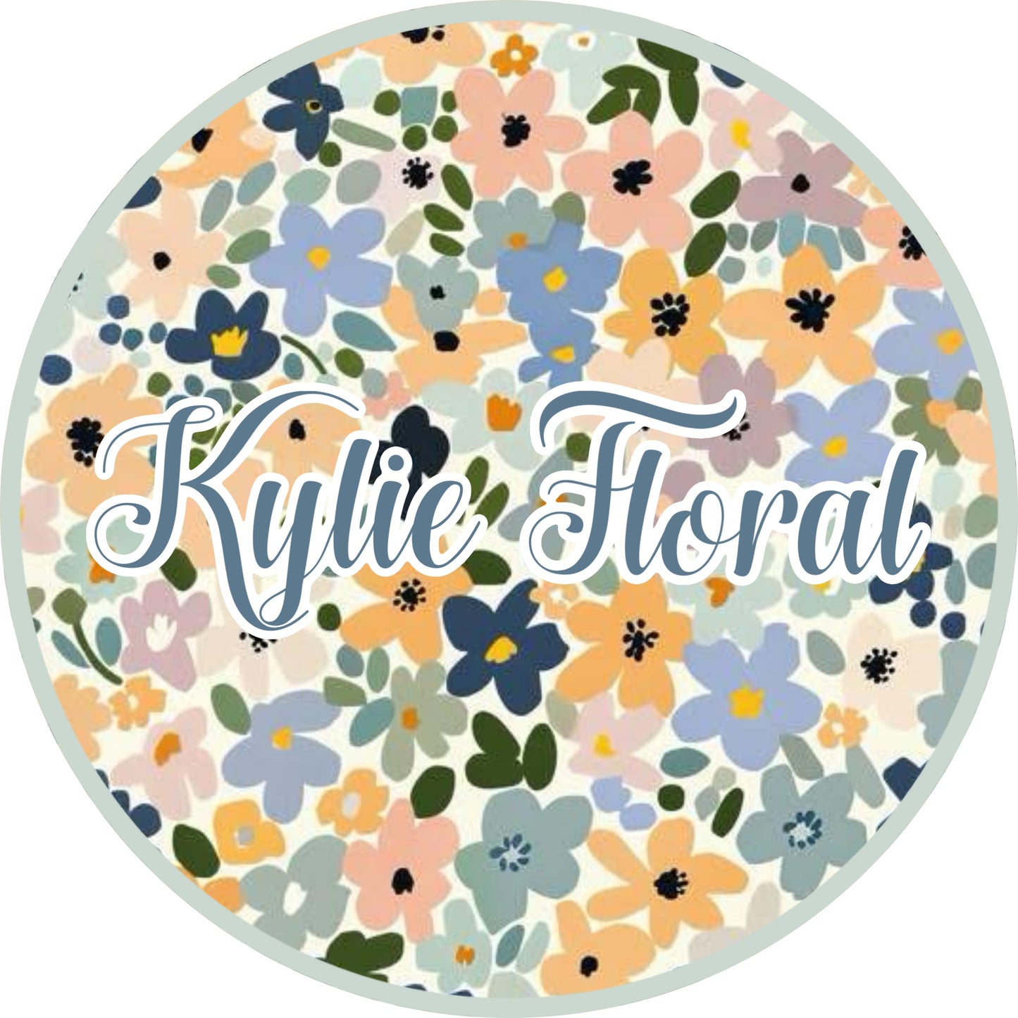 RTS: Sage Stripe & Kylie Floral- Girls Knit Legging Set