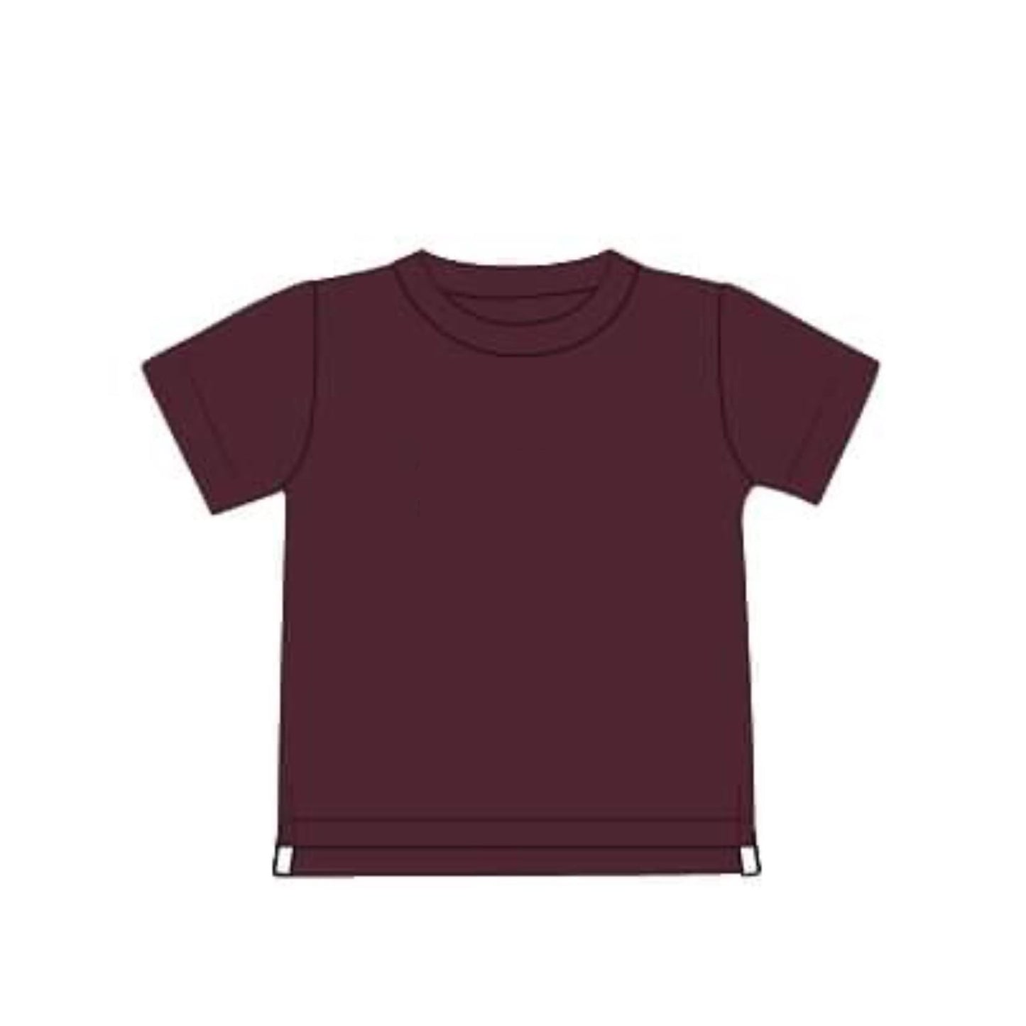 RTS: Boys Knit Shirt- Maroon