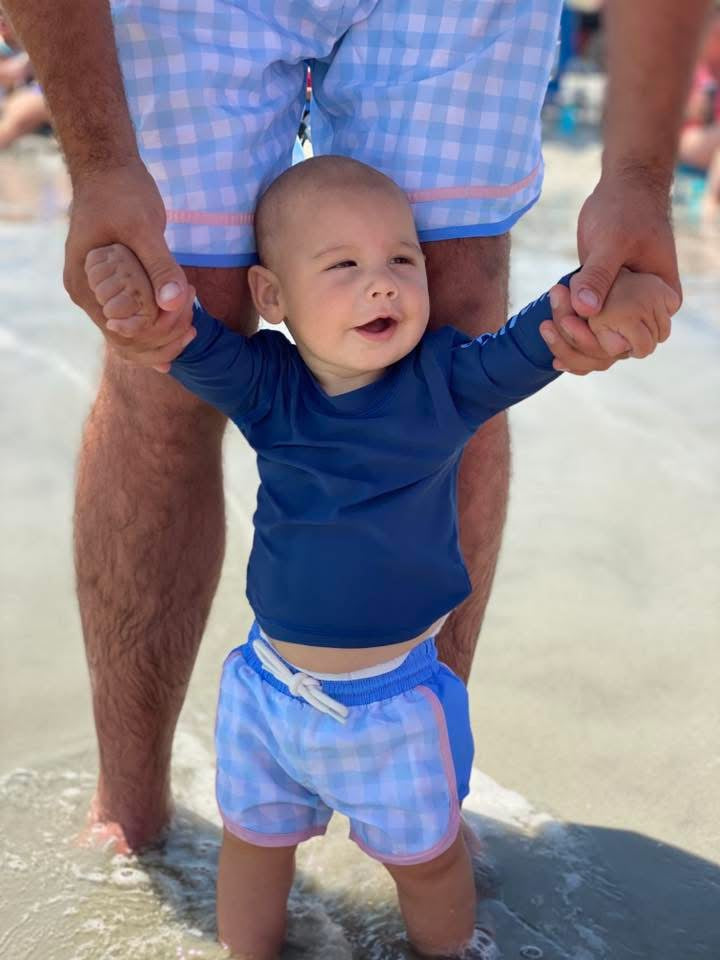 RTS: Bradford Bows- Dad/Mini Woven Swim Shorts