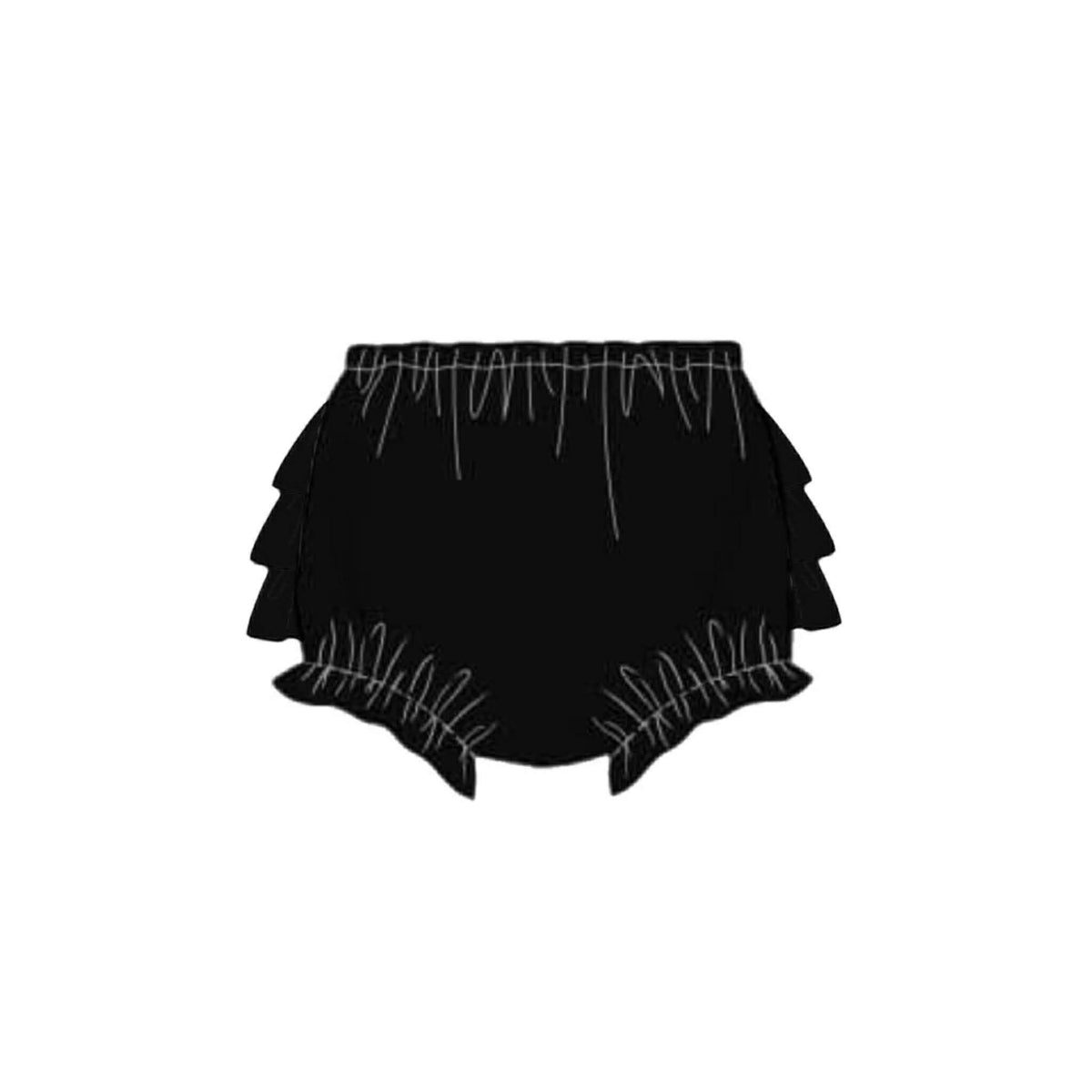 RTS: Mix & Match Bottoms- Girls Black Knit Bloomers