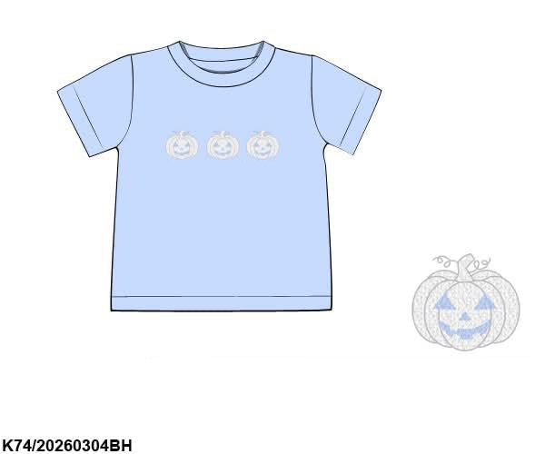 RTS: Prep O' Lanterns- Boys French Knot Shirt