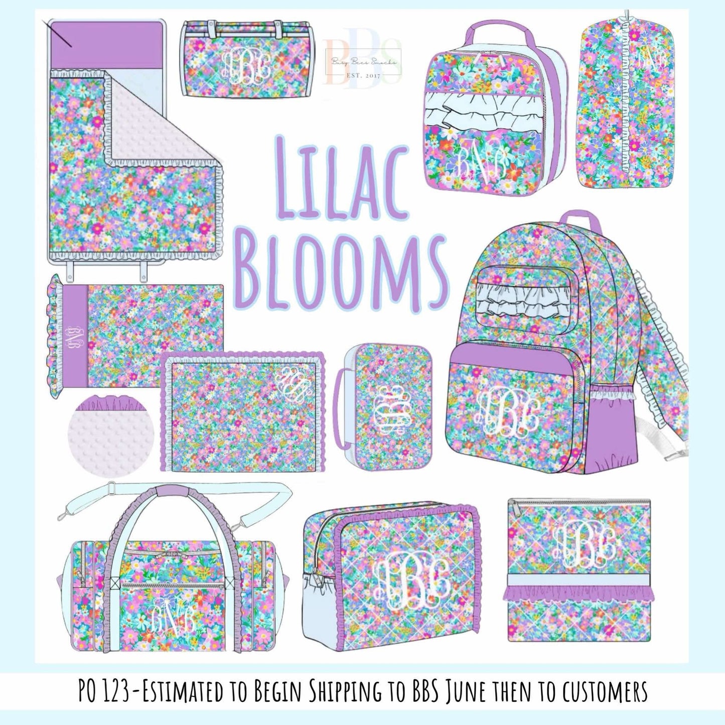 RTS: Lilac Blooms- Lunchbox