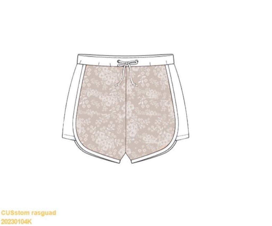 RTS: Posey Lorene Floral Collection- Boys Woven Floral Swim Shorts