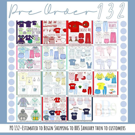 Pre Order 132. CLOSED (Ships TO BBS warehouse in January then to customers.)