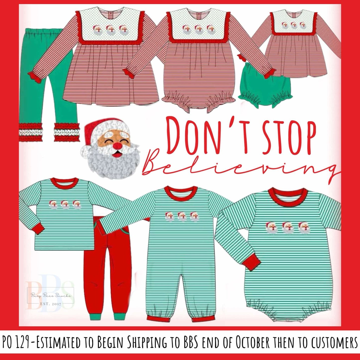 RTS: Don’t Stop Believing- Boys French Knot Romper