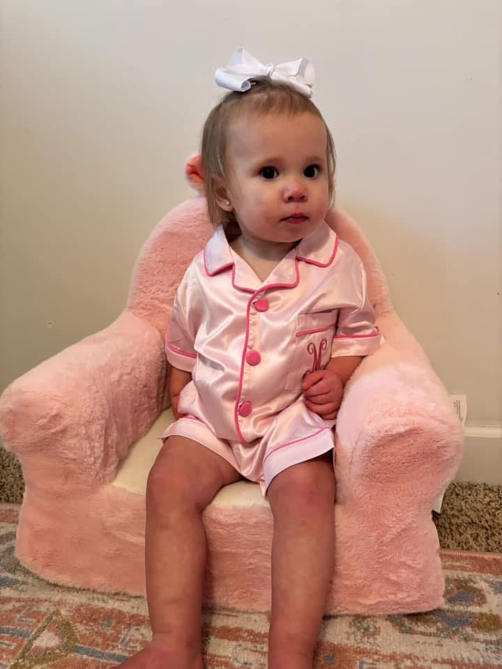 RTS: Girls Only- Mom & Mini Pink Lounge (Without Monogram)