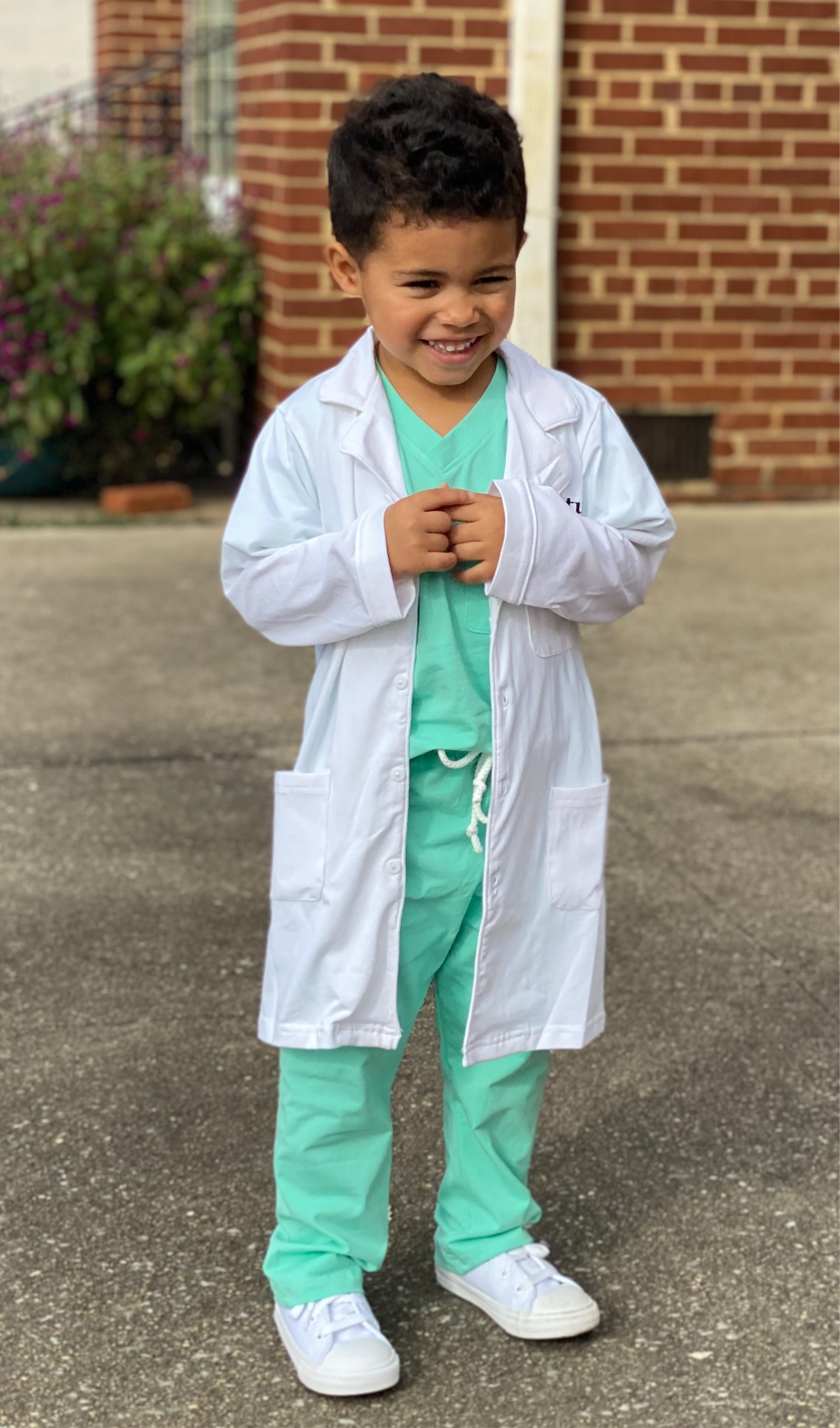RTS: Grey Sloan Memorial- Mint Knit Scrub Set
