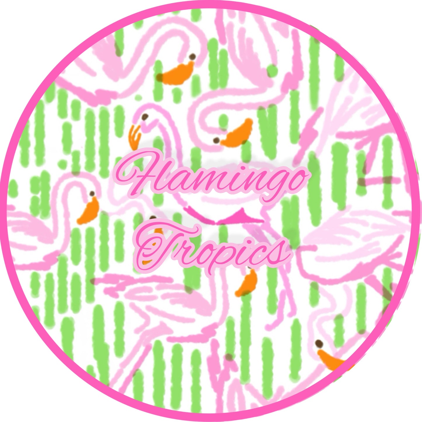 RTS: Flamingo Tropics- Girls Pink Knit Tunic Top