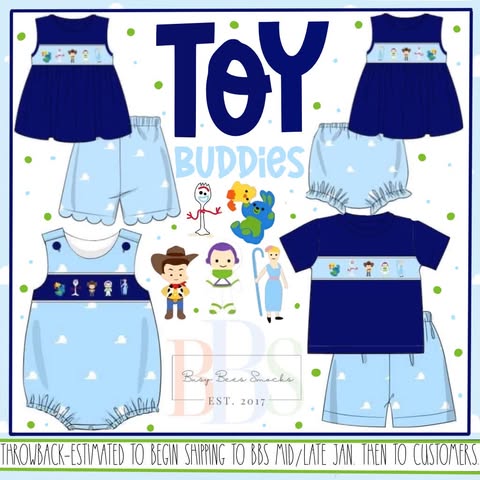 Throwback Pre Order: Toy Buddies- Boy Knit Bubble