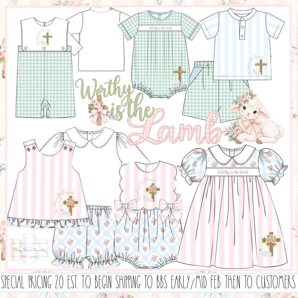 Special Pricing 2.0: Worthy is the Lamb- Girls Knit Dress