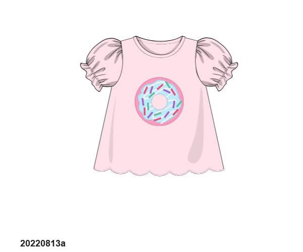 RTS: DEFECT- Girls Casual Mix & Match- Knit Donut Shirt
