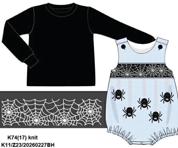 RTS: Itsy Bitsy Spider- Boys 2pc Woven Bubble