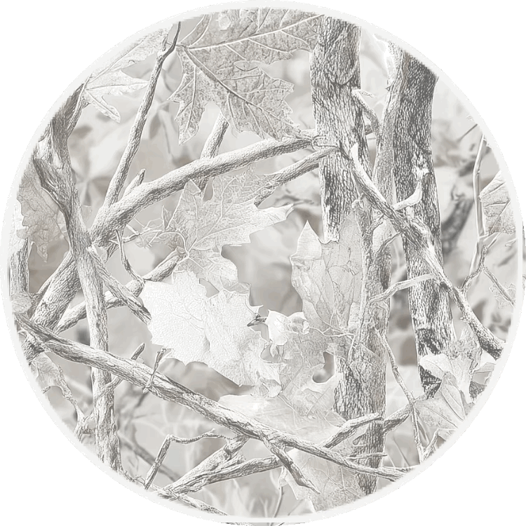 Camo Craze Flash Presale: Lounge- Unisex Snow Bamboo 1pc Zip Up