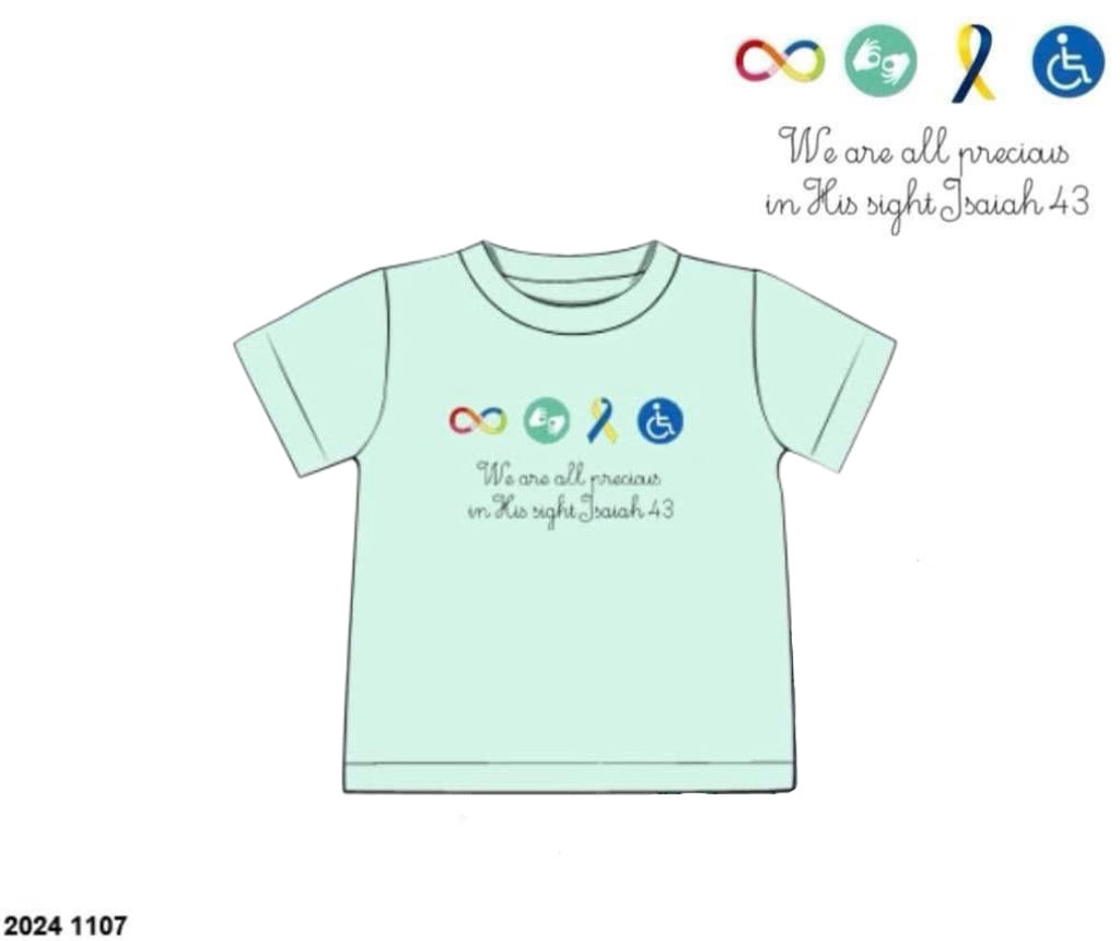 Pre Order 135: Acceptance Matters- Boys Isaiah 43 Shirt