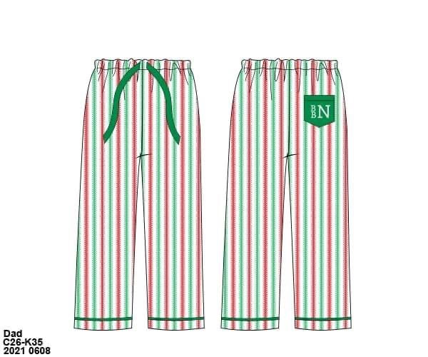 RTS: Christmas Lounge- Red & Green Stripe Adult Pants (No Monogram) – Busy  Bee Smocks!