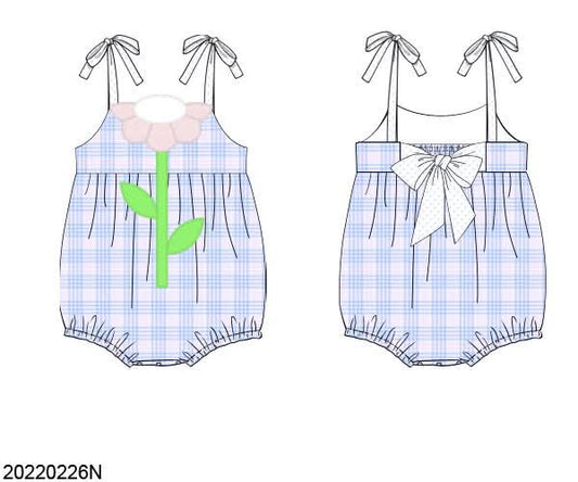 Pre Order 135: Girls Only- Flower Woven Bubble