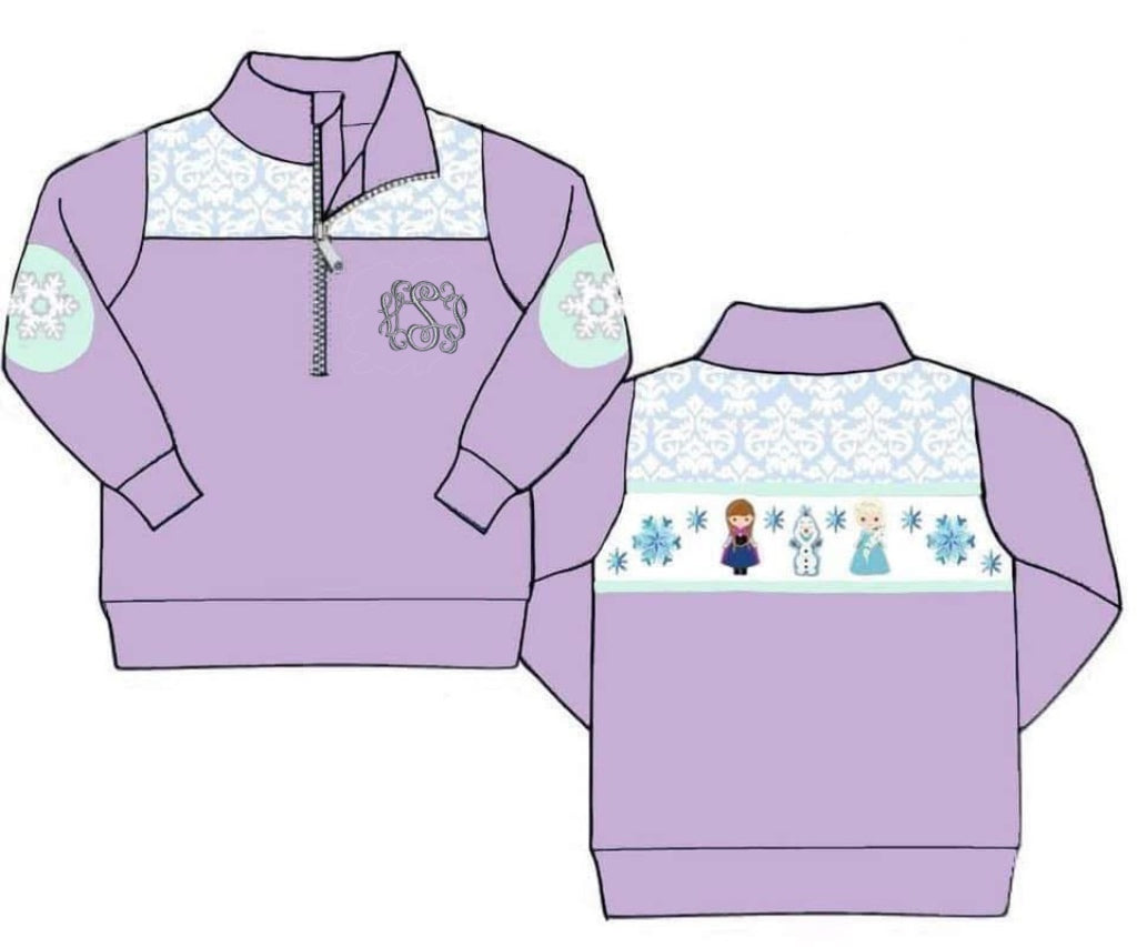 RTS: Ice Queen- Girls Knit Pullover4T “VSP”