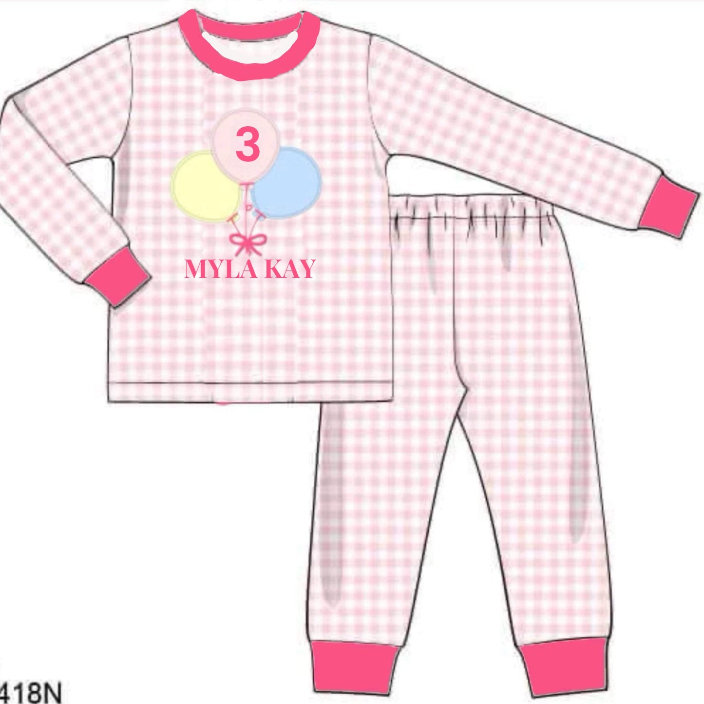 RTS: Winter Party- Girls Knit Lounge Set “3, MYLA KAY”