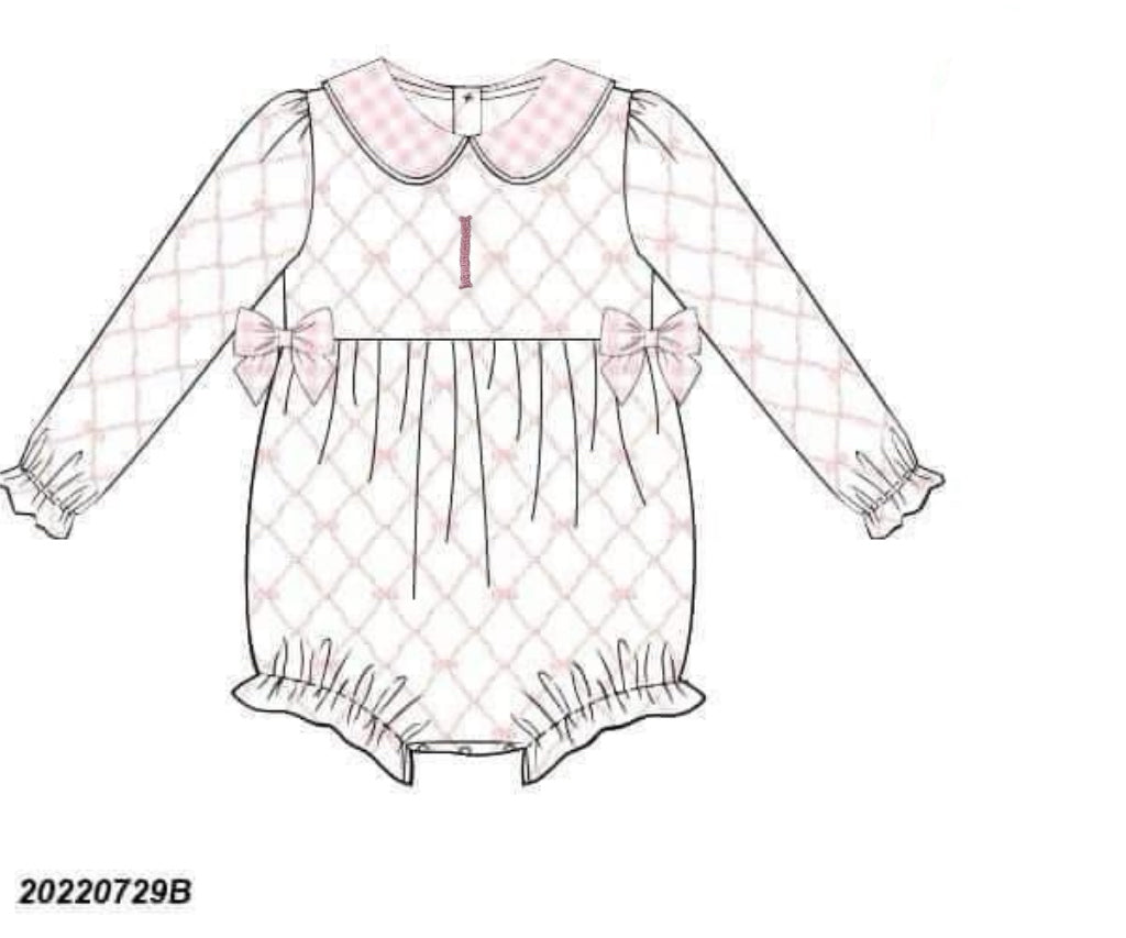 RTS: Ella Beau- Girls Knit Bubble “I”