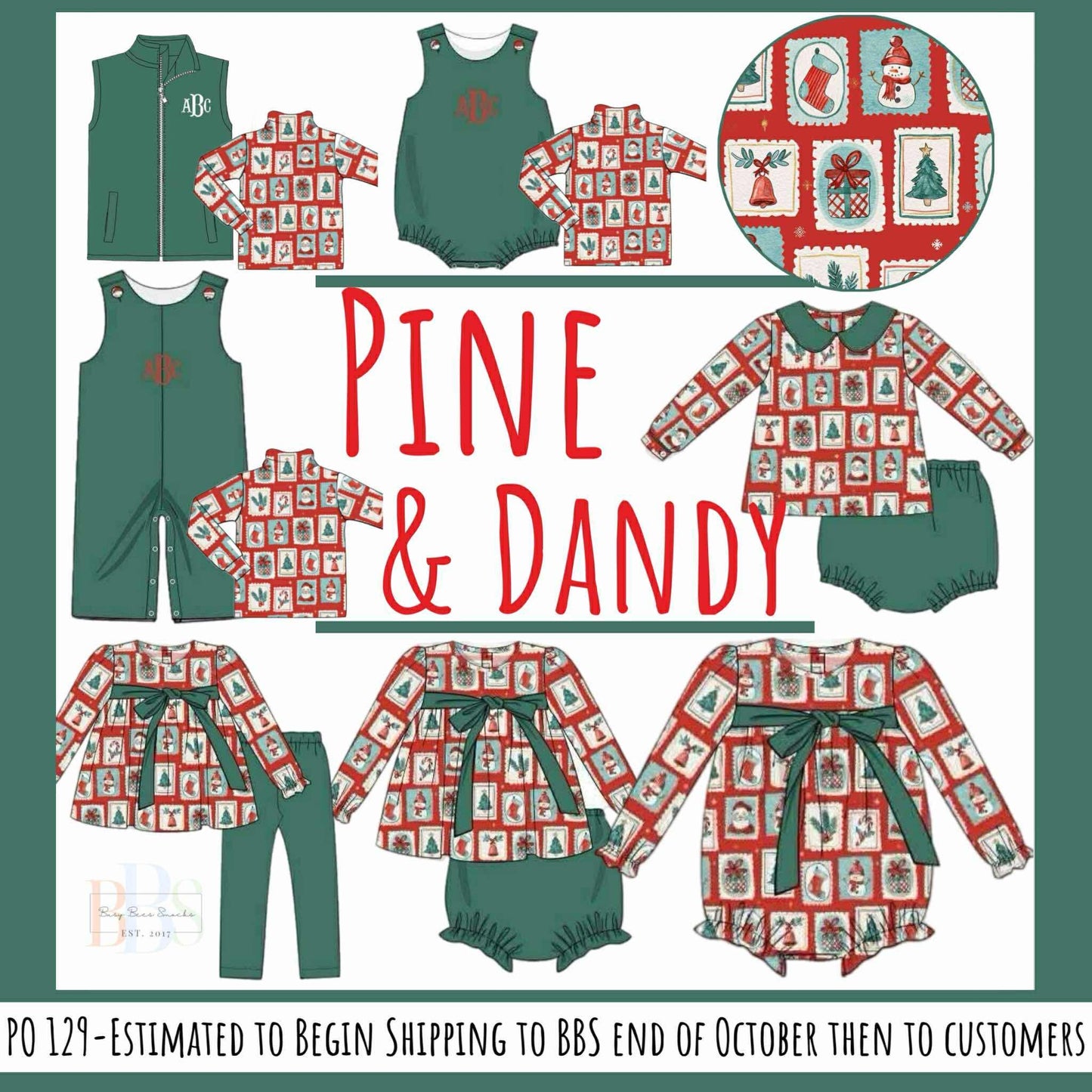RTS: Pine & Dandy- Girls Knit Bloomer Set