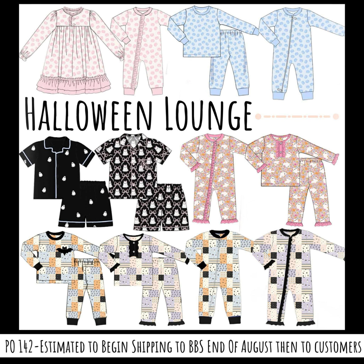 RTS: Halloween Lounge- Boys Patchwork 2pc Lounge