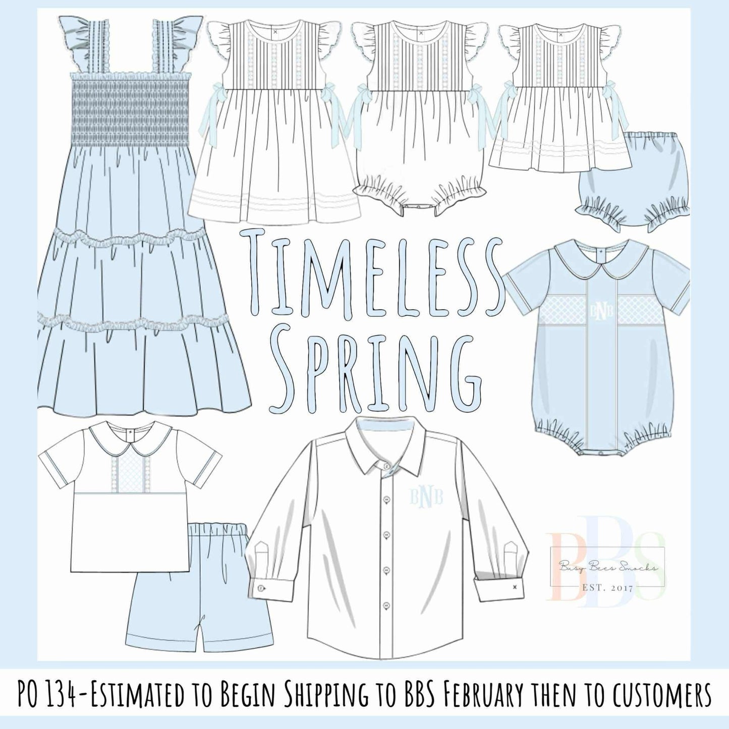 RTS: Timeless Spring- Boys Woven Heirloom Short Set