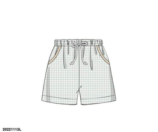 RTS: Charlotte Adele Floral Swim Collection- Boys Woven Traditional Swim Shorts