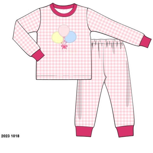 RTS: Winter Party- Girls Knit Lounge Set